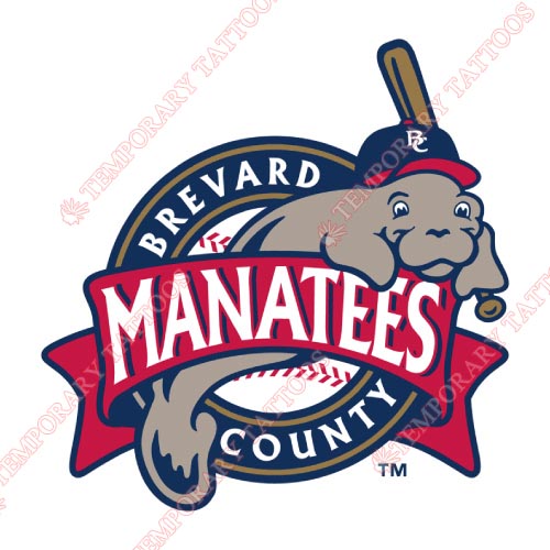 Brevard County Manatees Customize Temporary Tattoos Stickers NO.7883